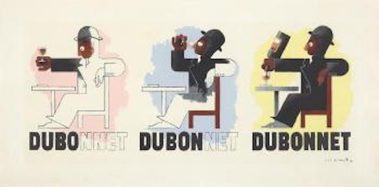Dubonnet ,
1932 by Cassandre (Adolphe Jean-Marie Mouron)