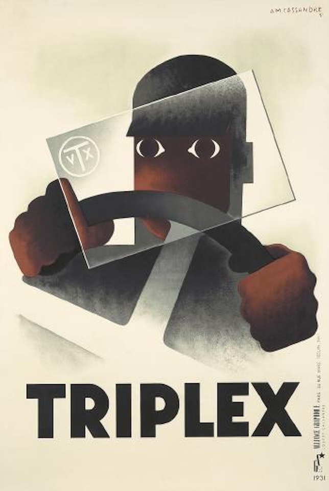 Triplex ,
1931 by Cassandre (Adolphe Jean-Marie Mouron)