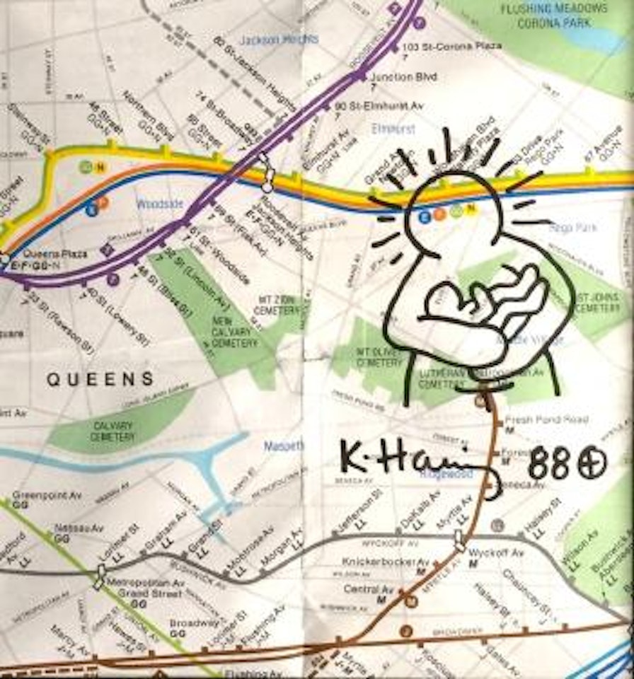 Sans titre ,
1988 by Keith Haring