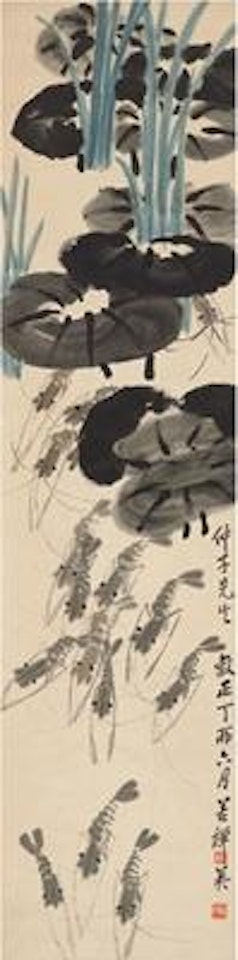 Shrimps ,
1927 by Li Kuchan
