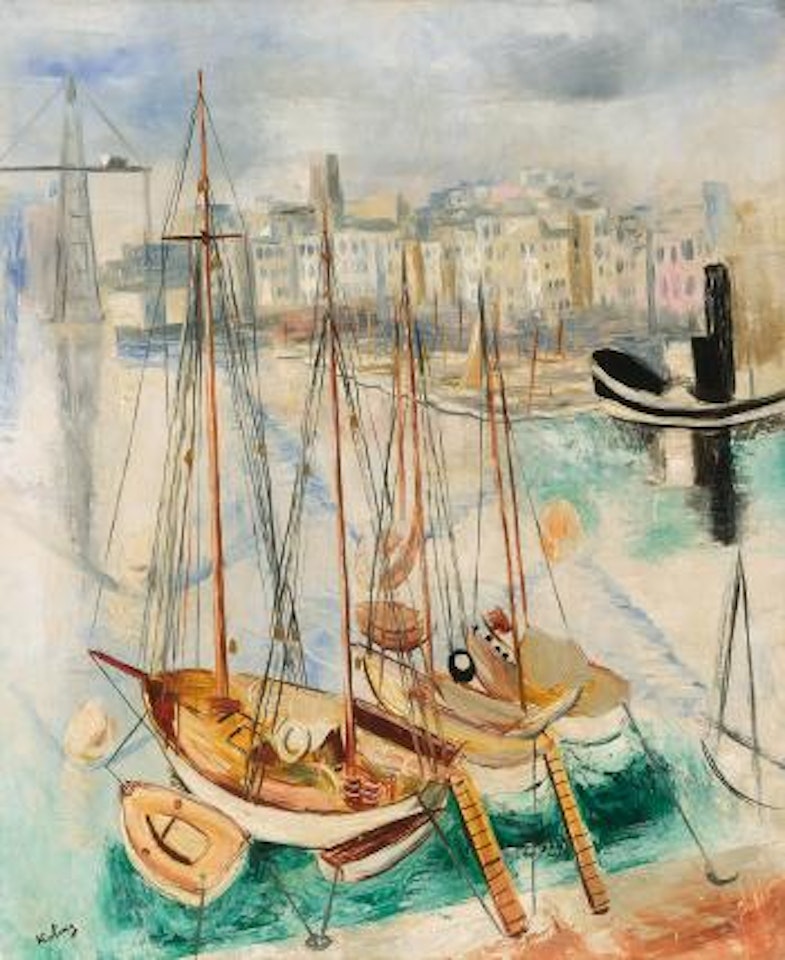 Port de Marseille , by Moïse Kisling