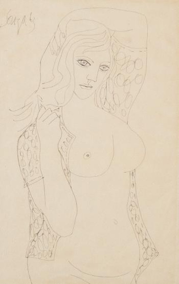 Damenportrait ,
1963 by Francis Newton Souza
