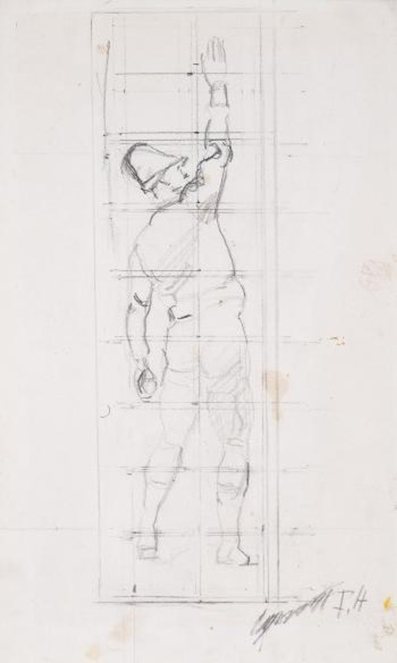 Figurenstudie zu Einmütigkeit , by Ferdinand Hodler