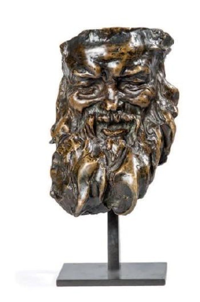 Masque de Silène , by Aime Jules Dalou