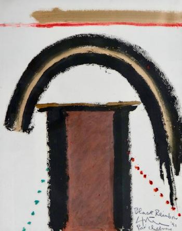 Black Rainbow ,
1991 by Ralph Hotere