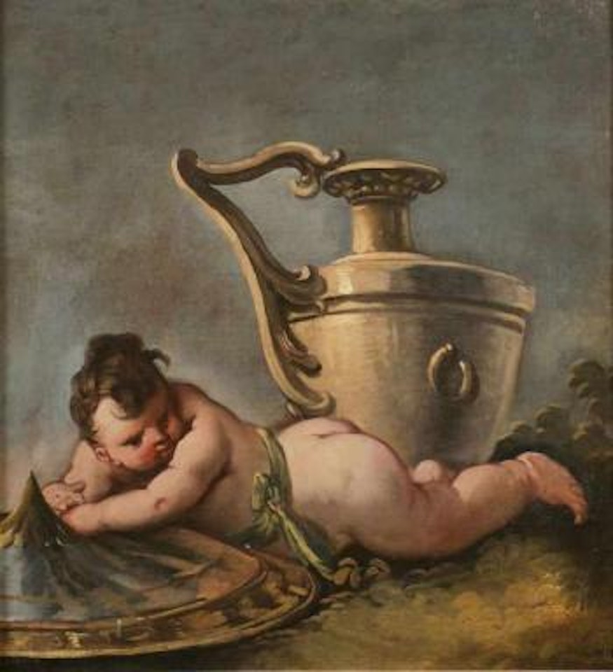 Putto mit Vase , by Gaspare Diziani