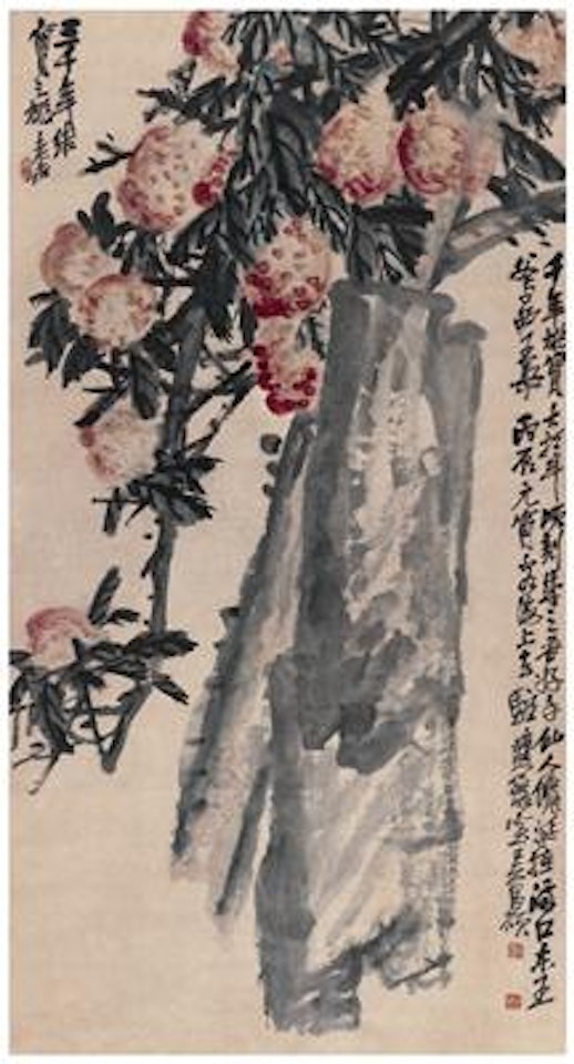 Peaches ,
1916 by Wu Changshuo