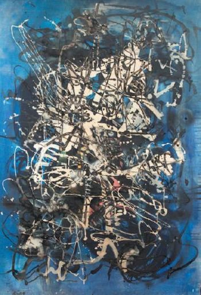 Composition ,
Circa
1960 by Ladislas Kijno