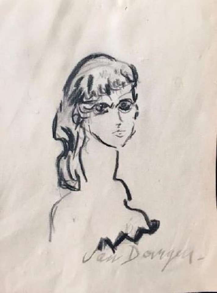 Portrait de femme , by Kees van Dongen
