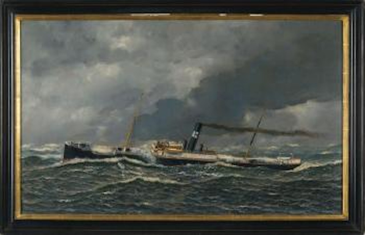 The Norwegian steamship Falco ,
1906 by Antonio Jacobsen