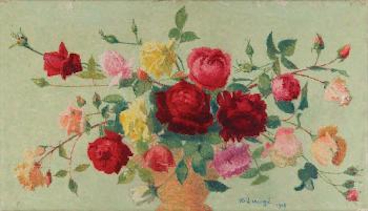 Bouquet de roses ,
1918 by Achille Laugé