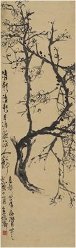Prunus in winter ,
1902 by Wu Changshuo
