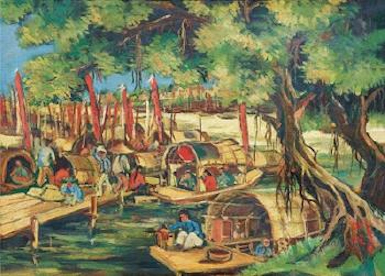 Dock ,
1934 by Chen Cheng-Po
