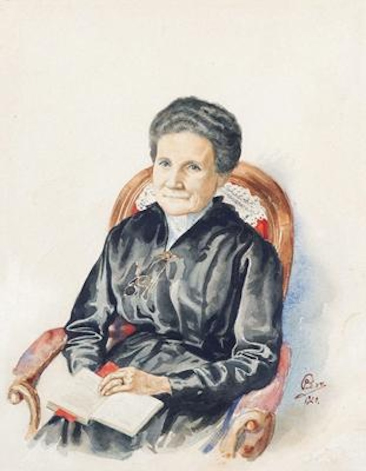 Lady ,
1920 by Xu Beihong