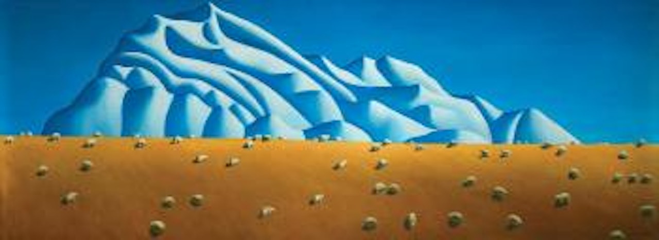 Sheep of Mt St Bathans ,
1969 by Michael Smither