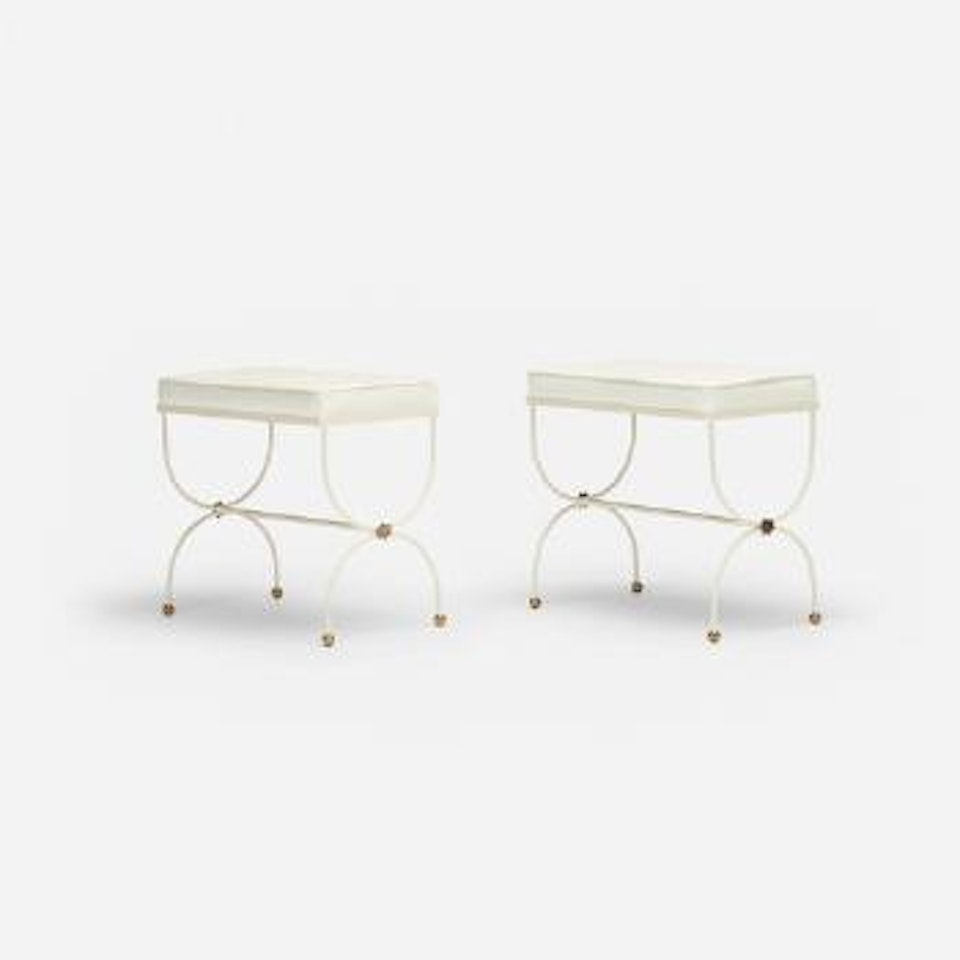 Benches ,
Circa
1950 by Jacques Adnet
