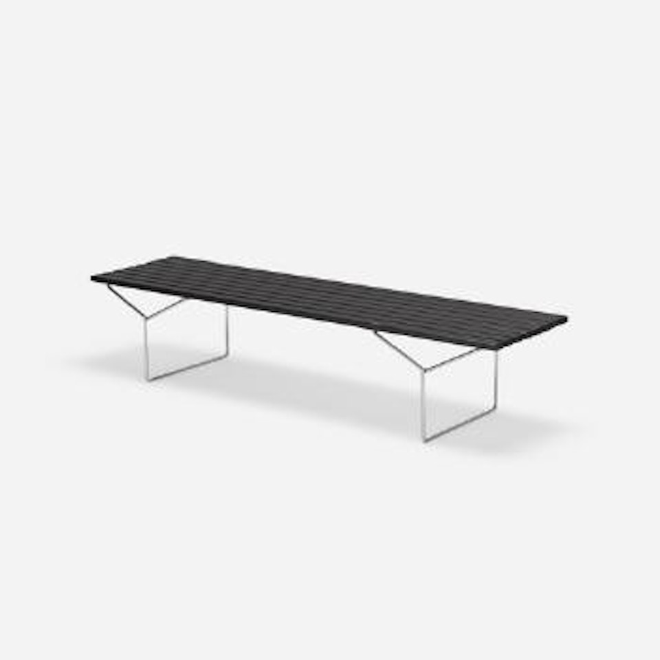 Slat bench ,
1952 by Harry Bertoia