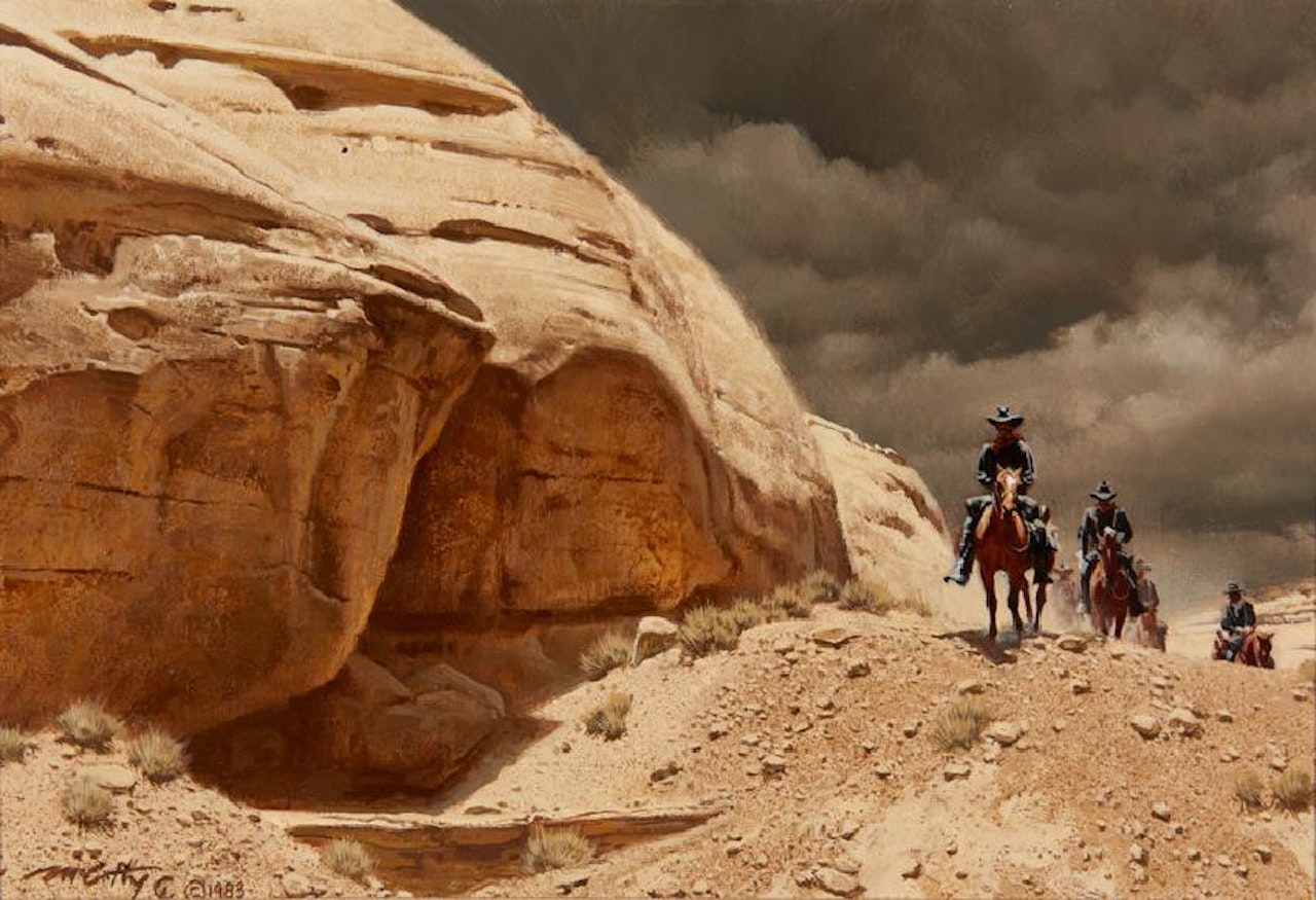 Desert Patrol by Frank C. Mccarthy