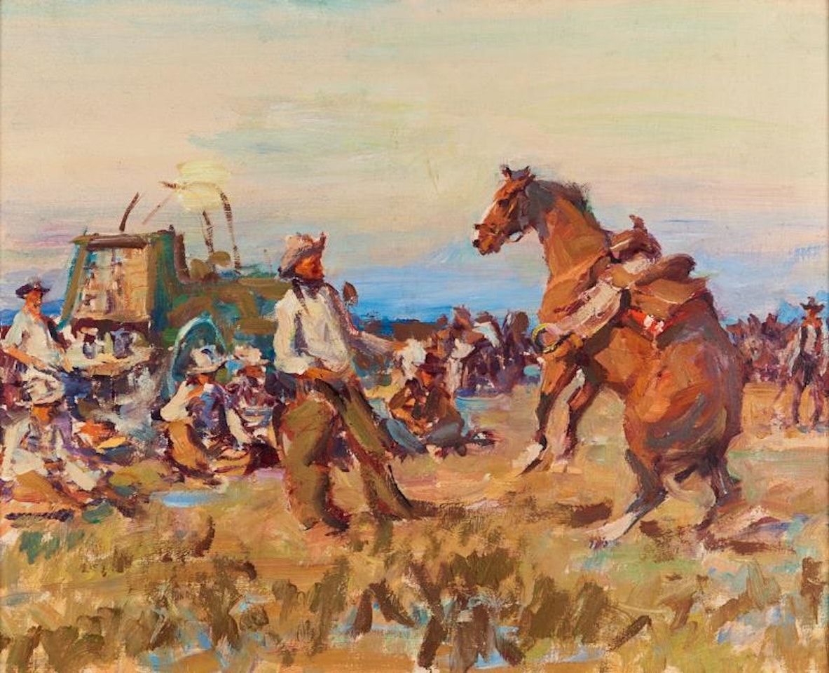Round Up Camp by Frank B. Hoffman