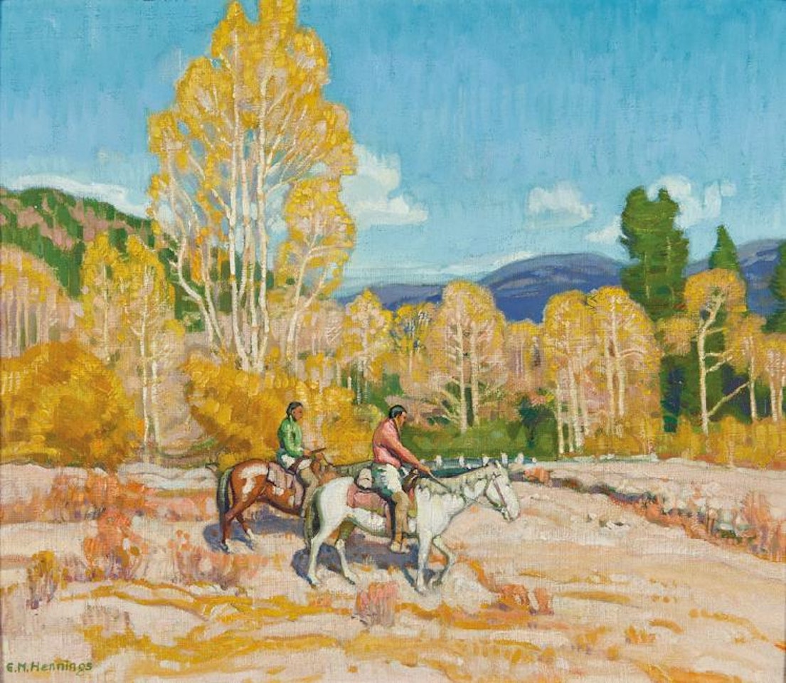 Indian Hunters by Ernest Martin Hennings
