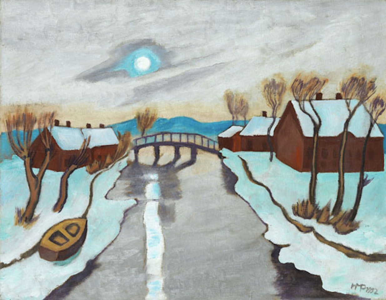 Wintermorgen by Max Pechstein