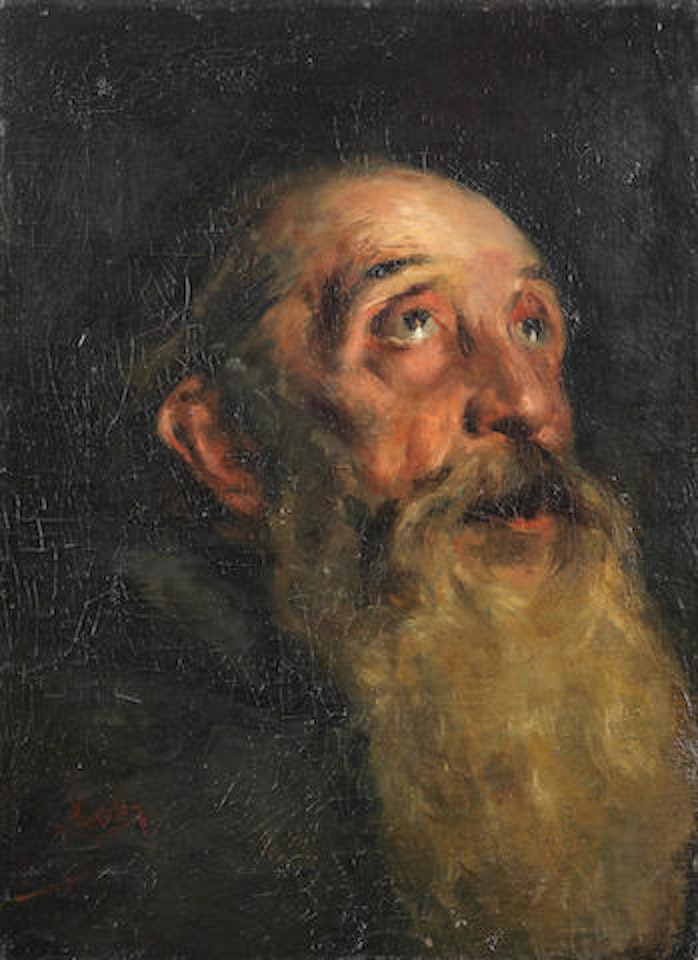 Cabeza de San Antonio, estudio by Joaquin Sorolla Y Bastida