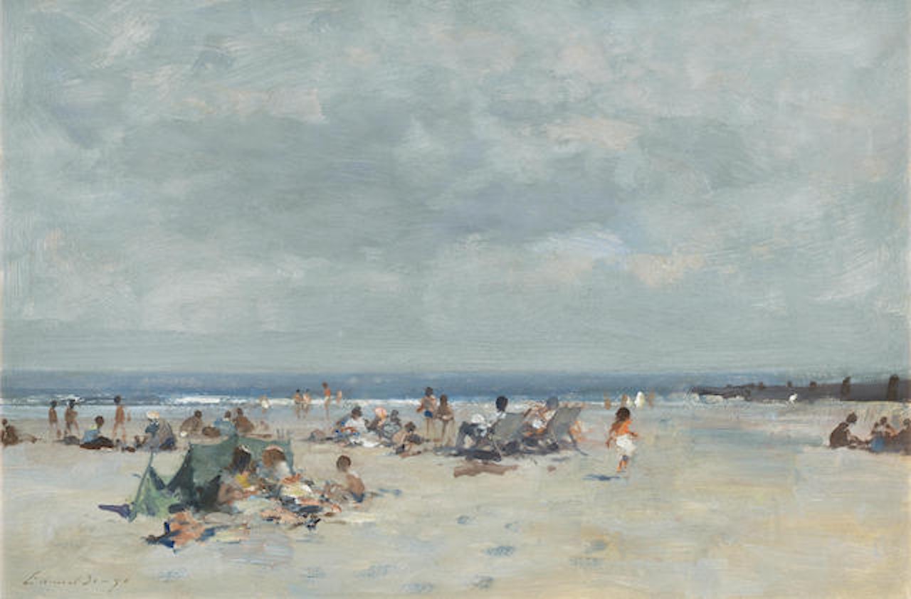 Summer morning, Palling Beach, Norfolk by Edward Seago