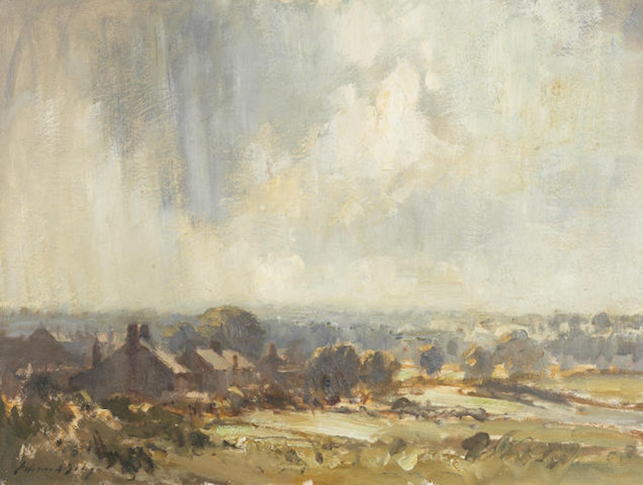 Sunlight before rain by Edward Seago