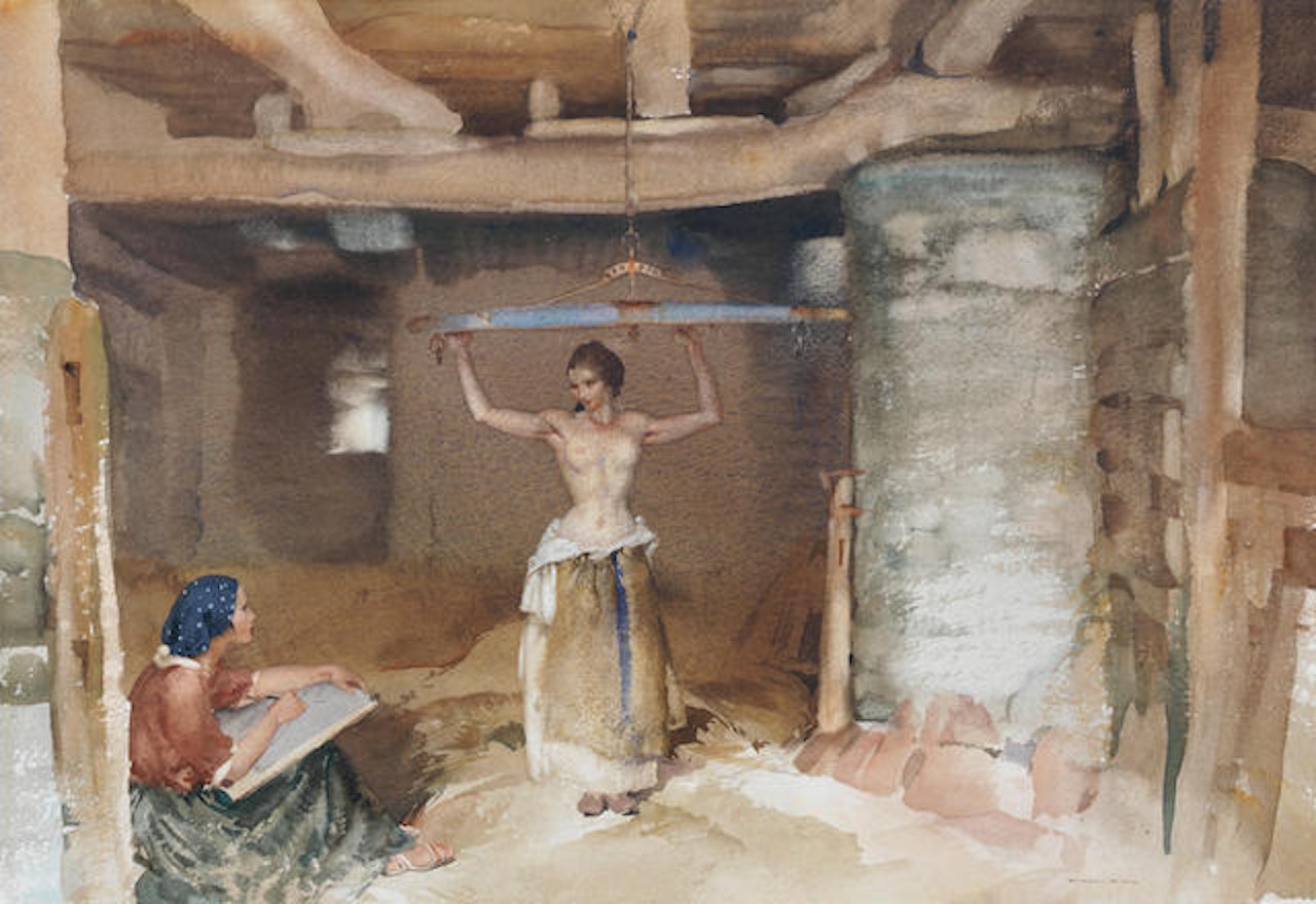 A Rustic Venus, Devon by William Russell Flint