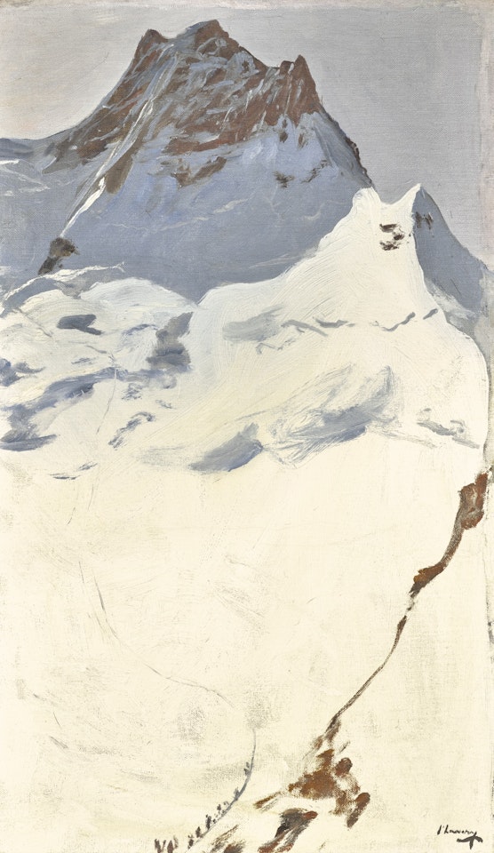 THE SUMMIT OF THE JUNGFRAU by John Lavery