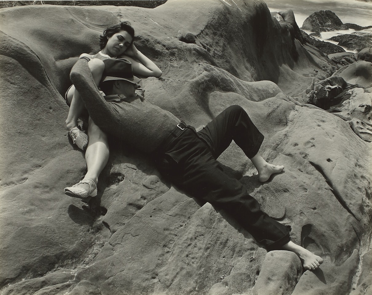 ZOHMAH AND JEAN CHARLOT by Edward Weston
