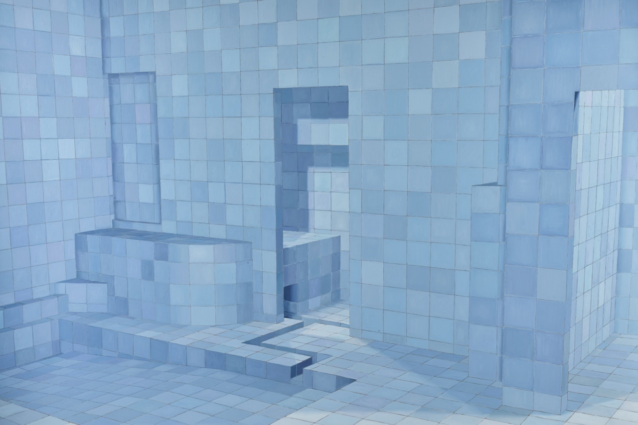 BLUE SAUNA by Adriana Varejão