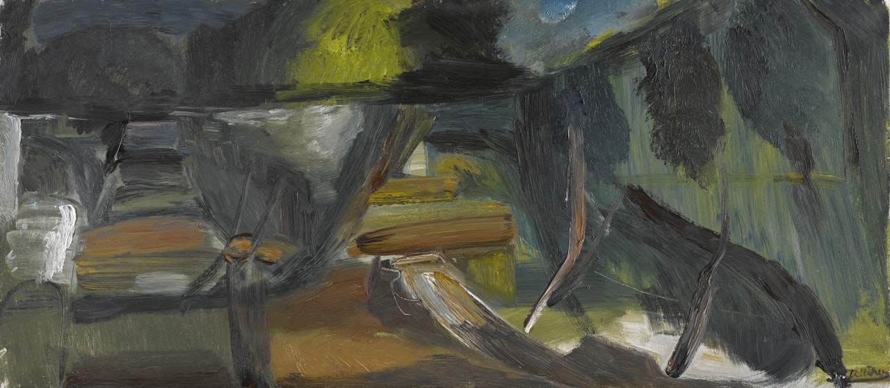 DISUSED LOCK by Ivon Hitchens