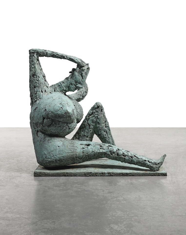 WOMAN ARRANGING HER HAIR I (SPRING) by Anthony Caro