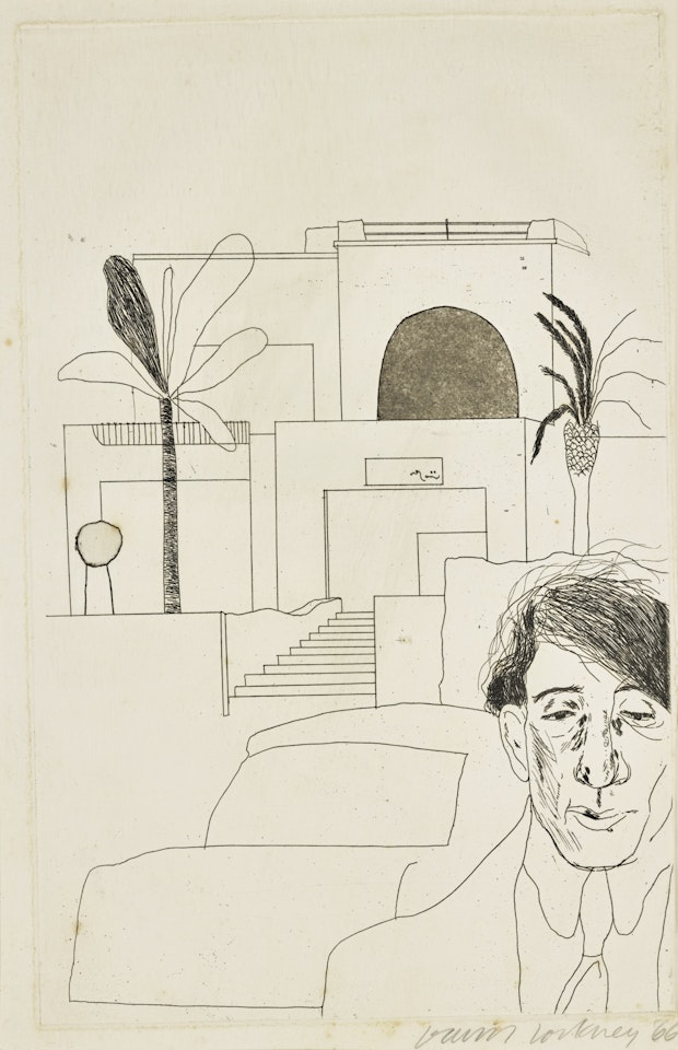PORTRAIT OF CAVAFY II (S.A.C., MCA TOKYO 59) by David Hockney