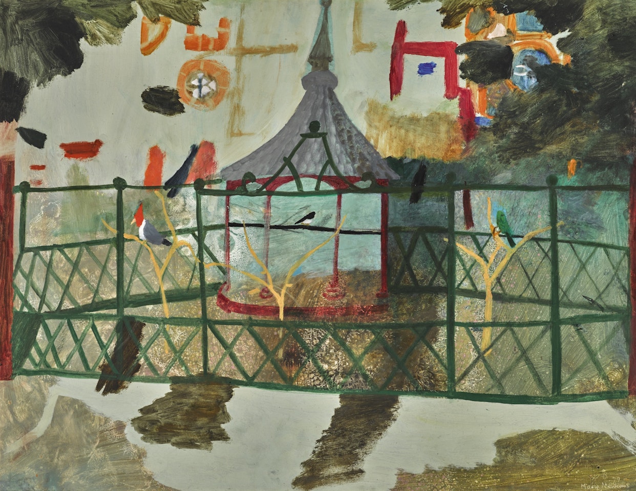 LOOK HARD FOR THE BIRDS YOU EXPECT TO FIND by Mary Newcomb