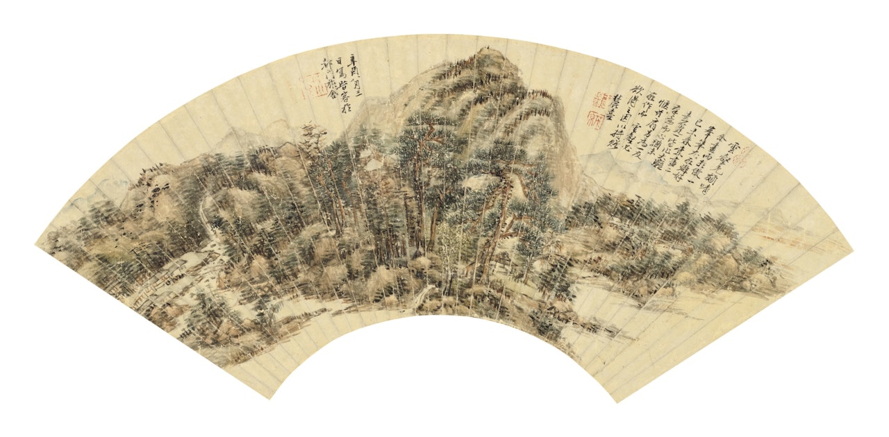 LANDSCAPE AFTER HUANG GONGWANG by Wang Yuanqi