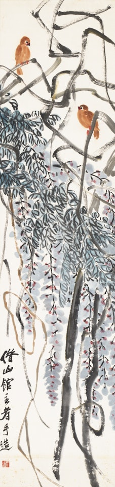 FLOWER AND BIRDS by Qi Baishi