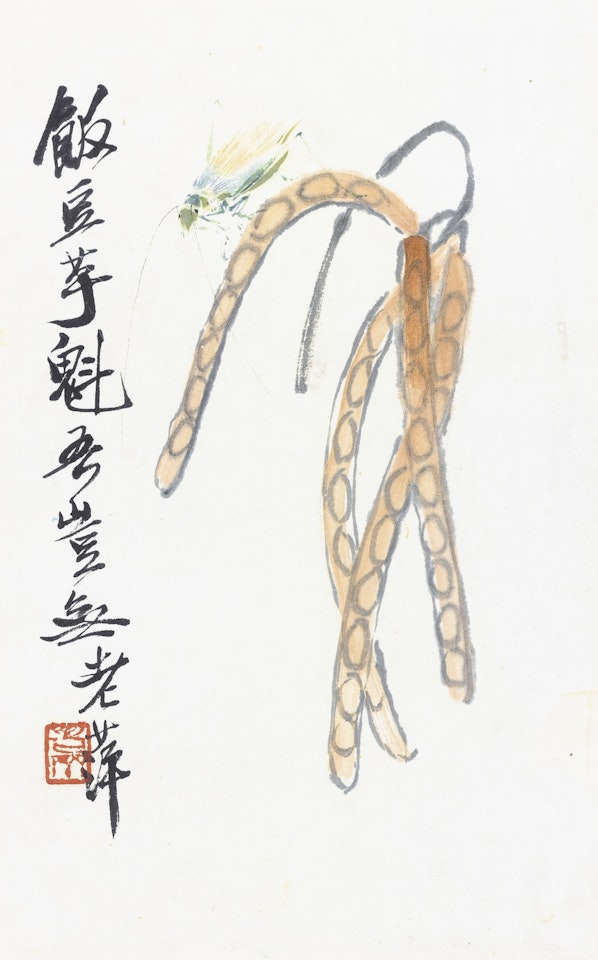 INSECT ON PEAPOD by Qi Baishi
