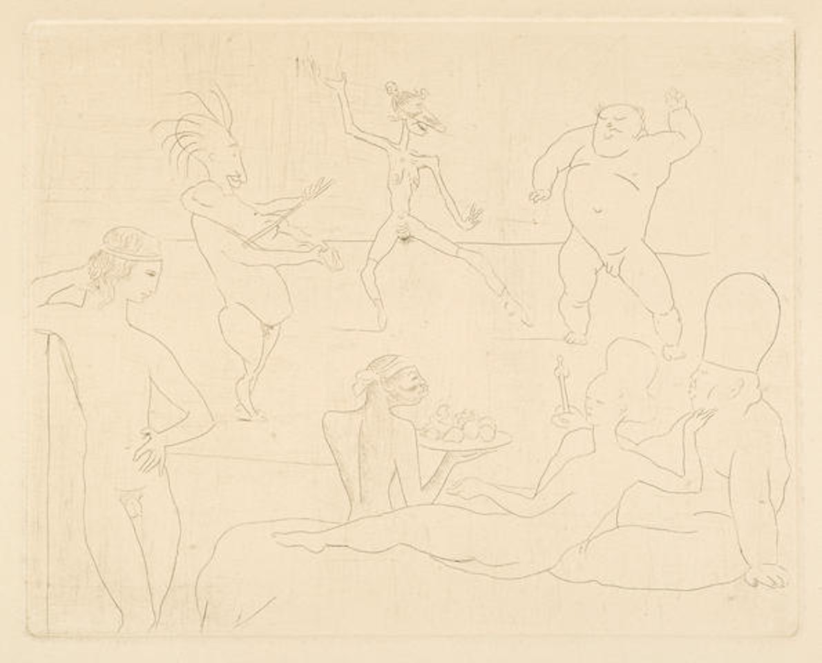 La Danse, pl. XV, from La Suite des Saltimbanques by Pablo Picasso