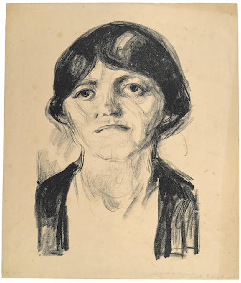 Frauenbildnis by Edvard Munch