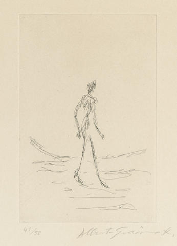 Frontispiece, from Bibliographie des oeuvres de René Char de 1928 à 1963 by Alberto Giacometti