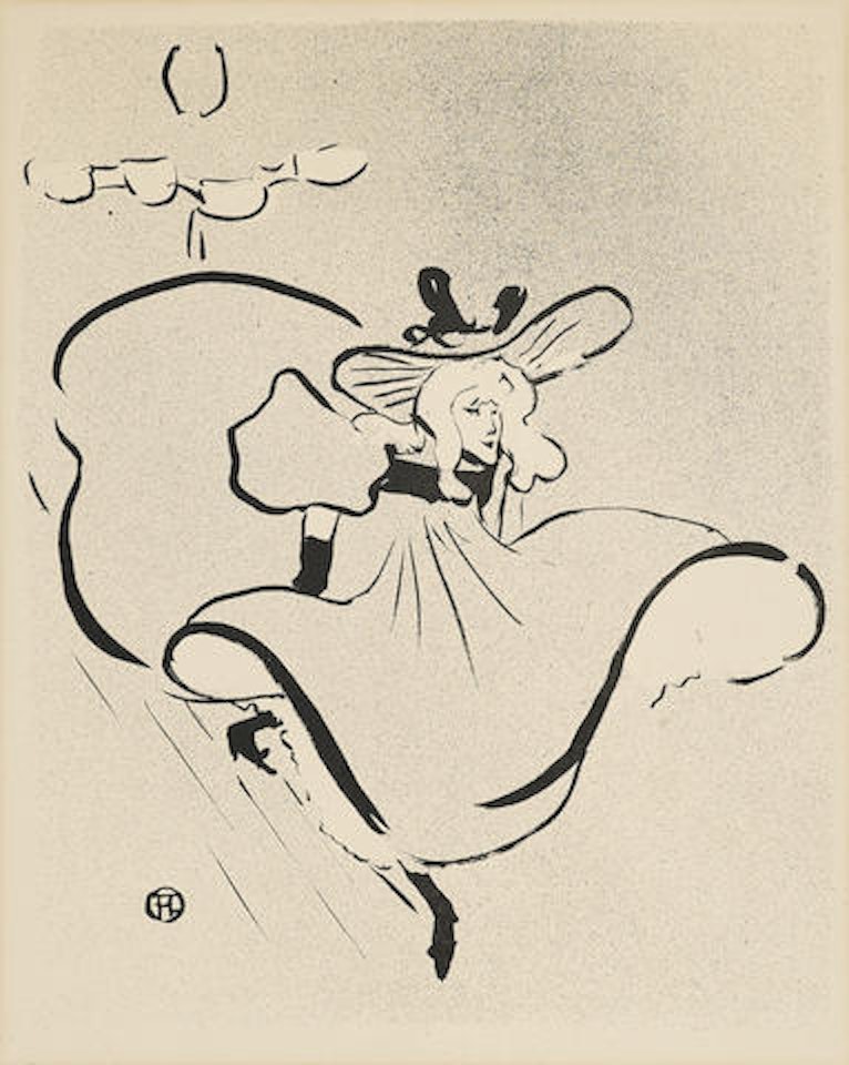 Jane Avril by Henri de Toulouse-Lautrec