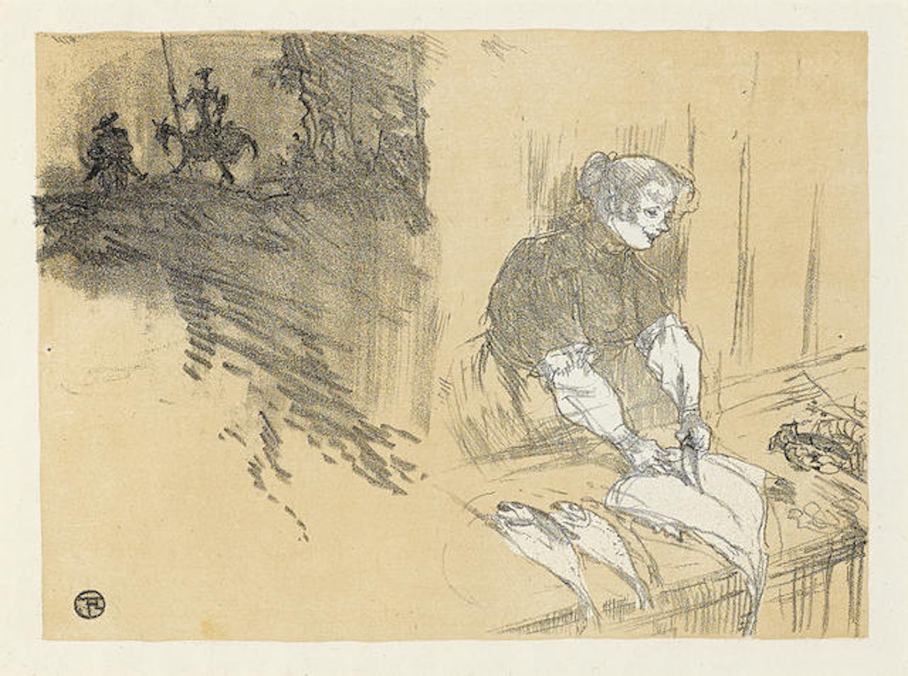 Couverture pour Les Courtes Joies by Henri de Toulouse-Lautrec