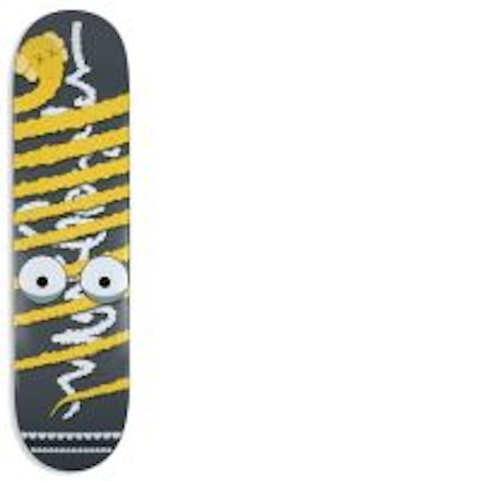 Yellow snake by Kaws