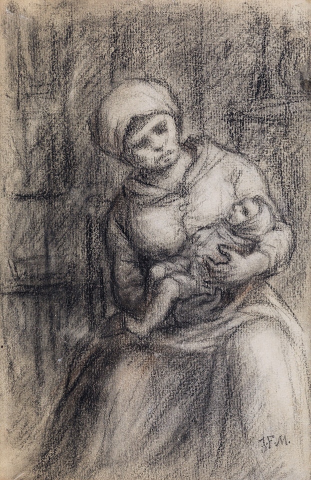 Mère et Enfant by Jean-François Millet