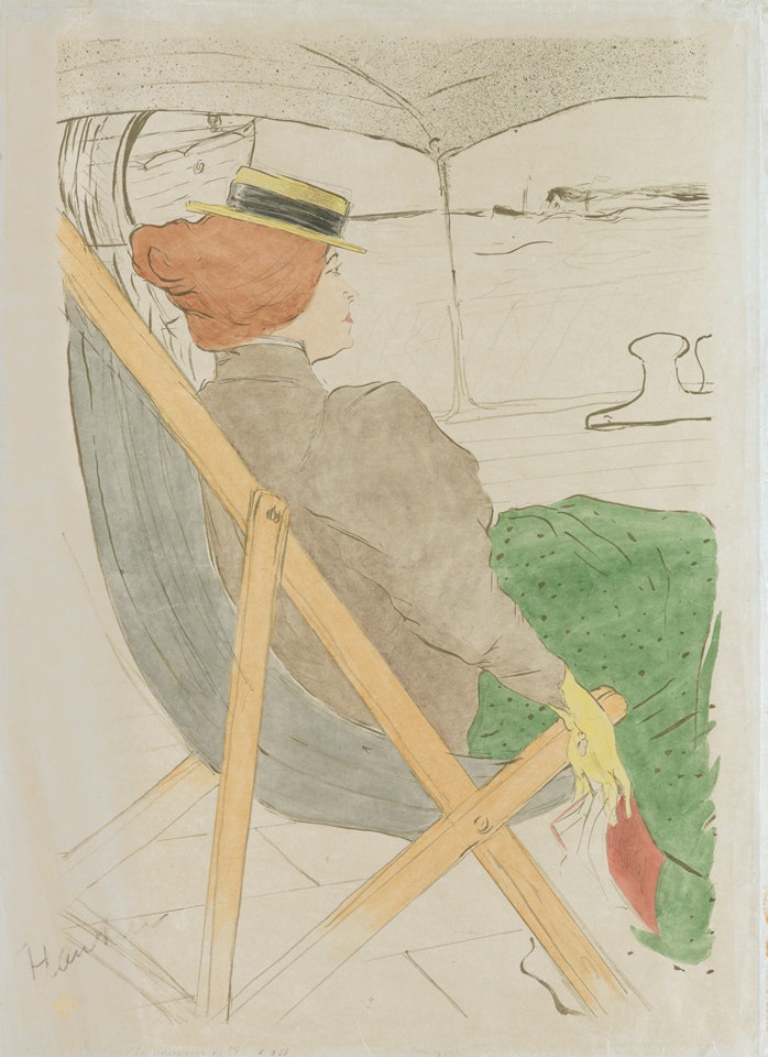 La Passager Du 54, Ou Promenade En Yacht by Henri de Toulouse-Lautrec