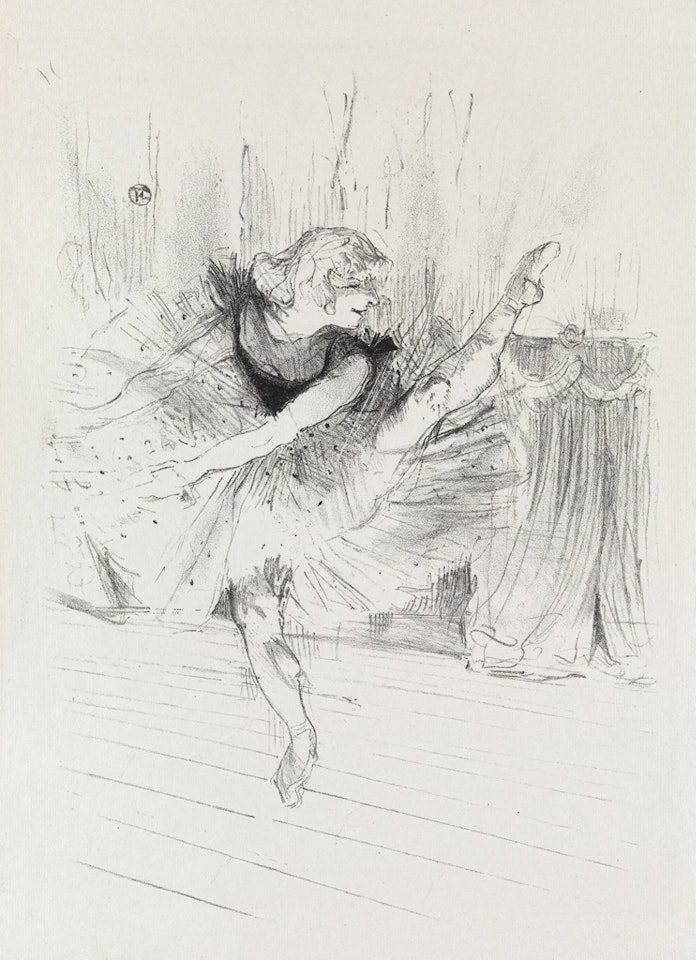 Miss Ida Heath, Danseuse Anglaise by Henri de Toulouse-Lautrec
