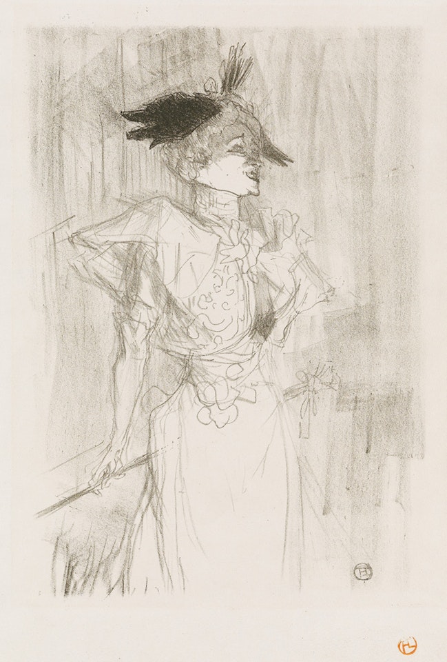 Mademoiselle Marcelle Lender, Debout by Henri de Toulouse-Lautrec