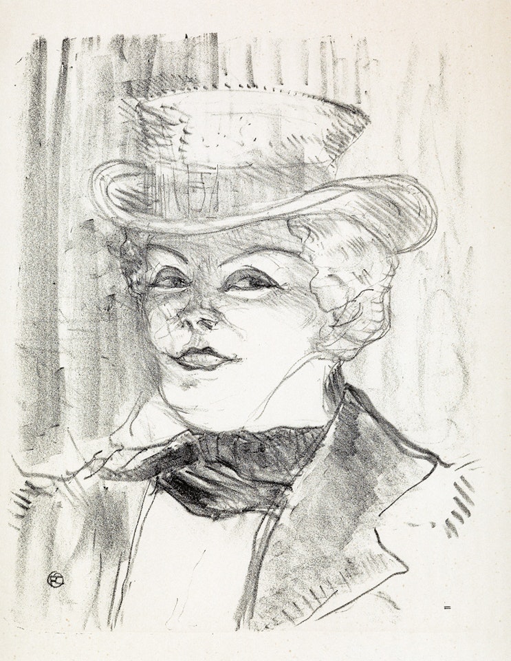 Madame Réjane by Henri de Toulouse-Lautrec